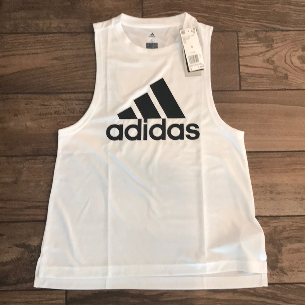 Adidas original logo running tank top size M $30
